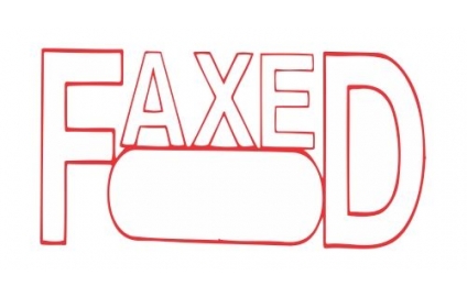 FAXED