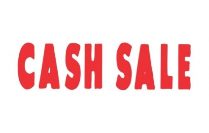 CASH SALE